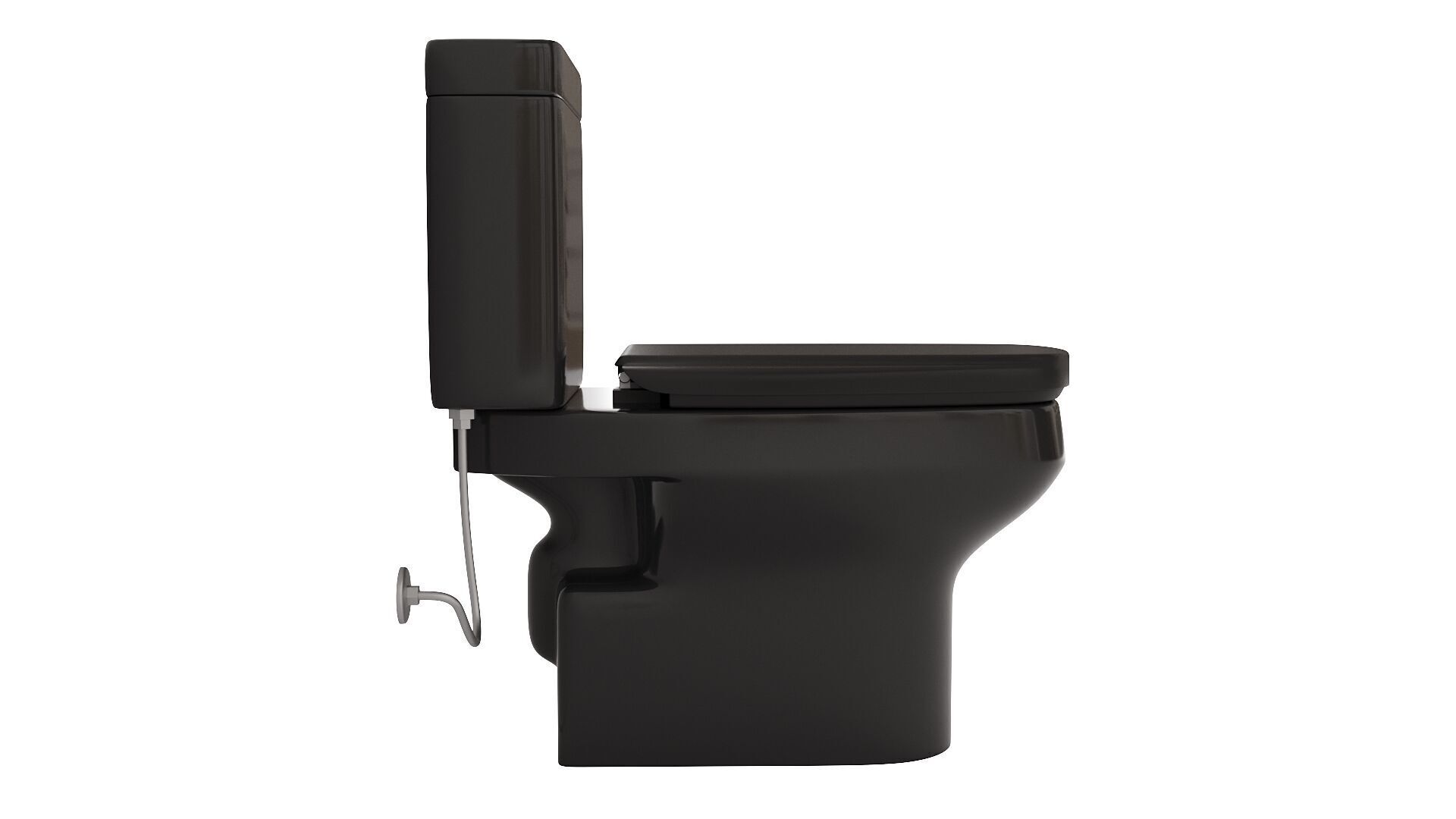 Modern Toilet Set with Two Color Variants 3D model_2