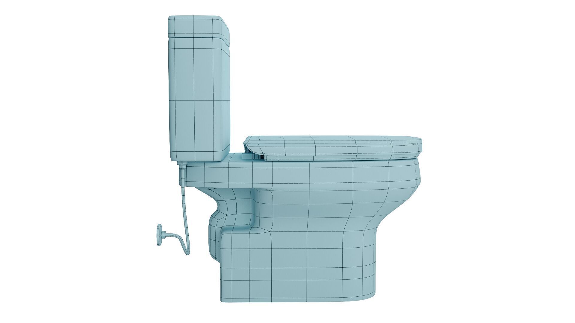 Modern Toilet Set with Two Color Variants 3D model_41