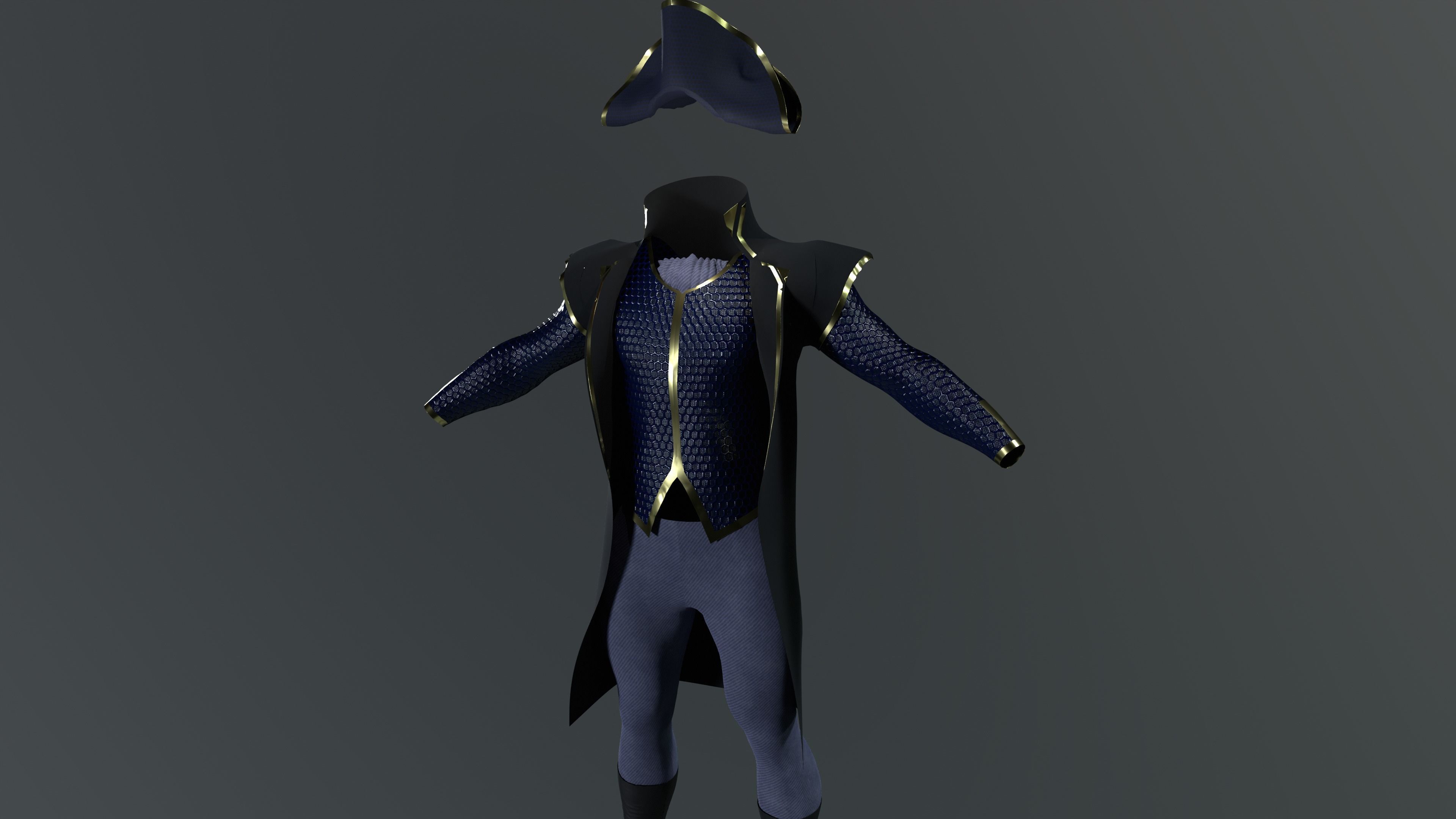 NAPOLEON Low-poly 3D model_4