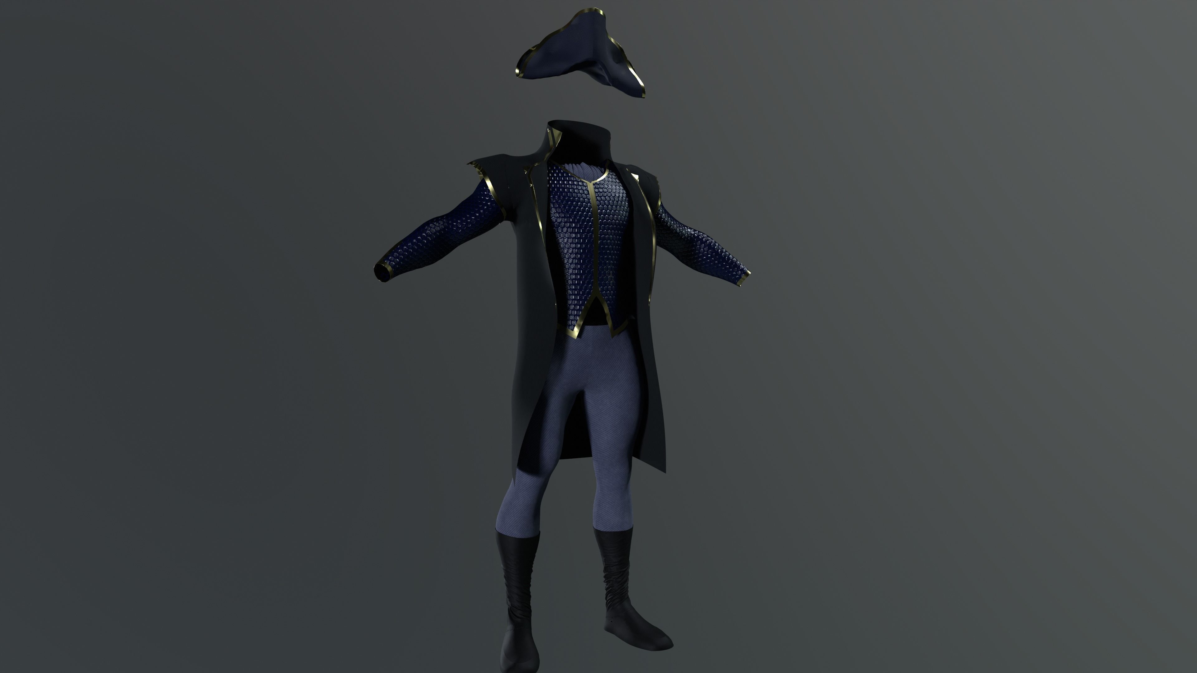 NAPOLEON Low-poly 3D model_10