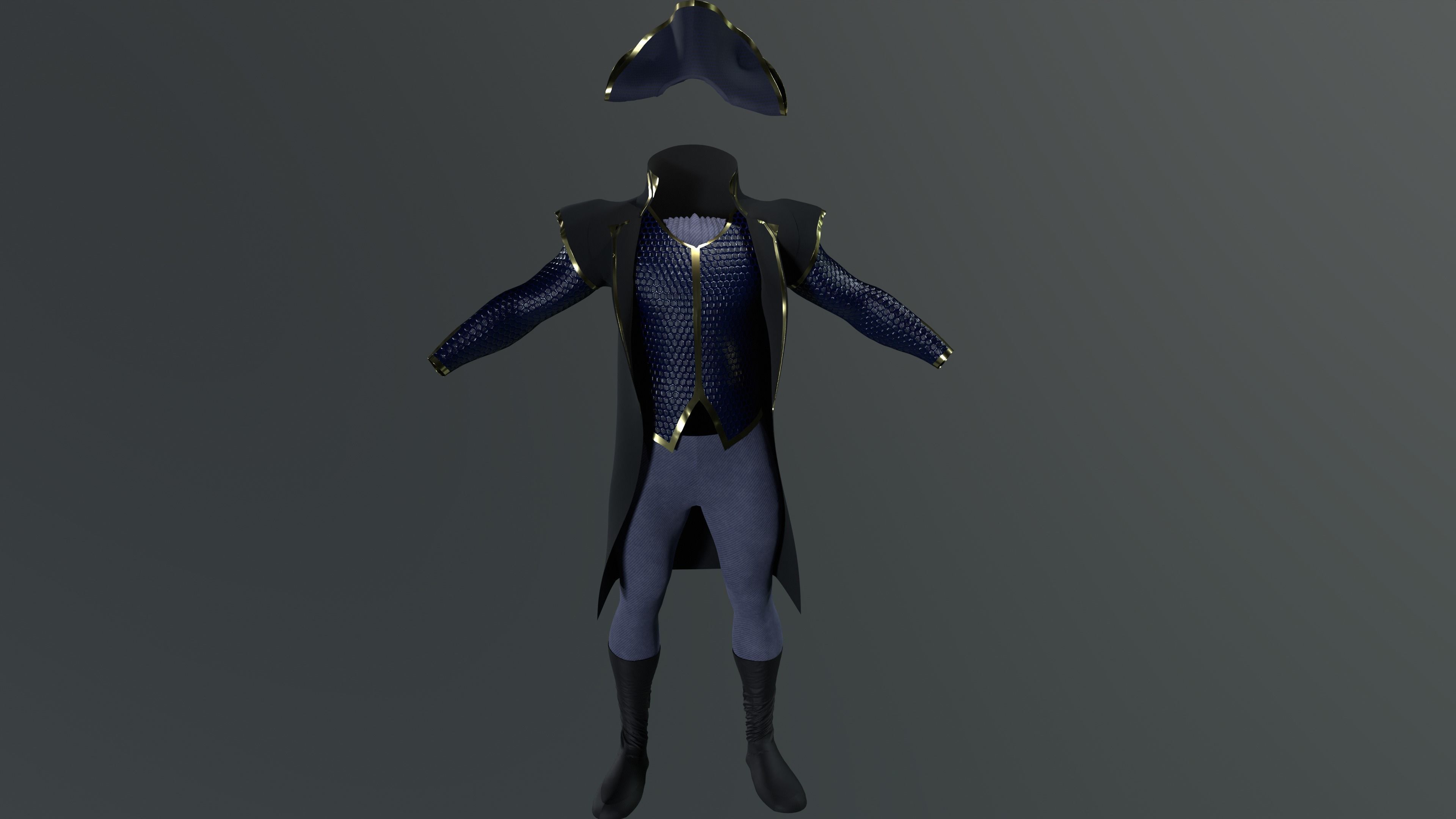 NAPOLEON Low-poly 3D model_2