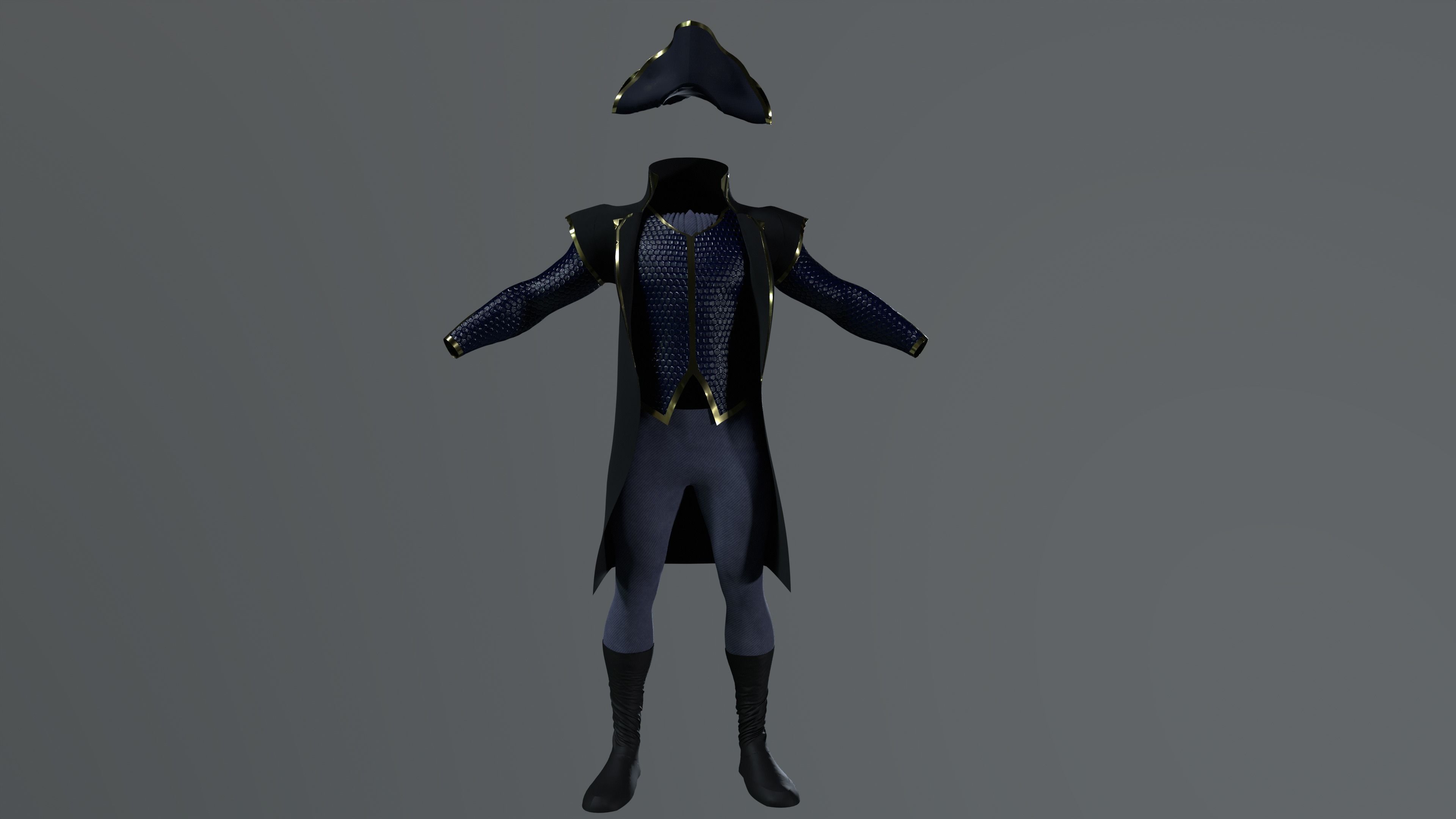 NAPOLEON Low-poly 3D model_9