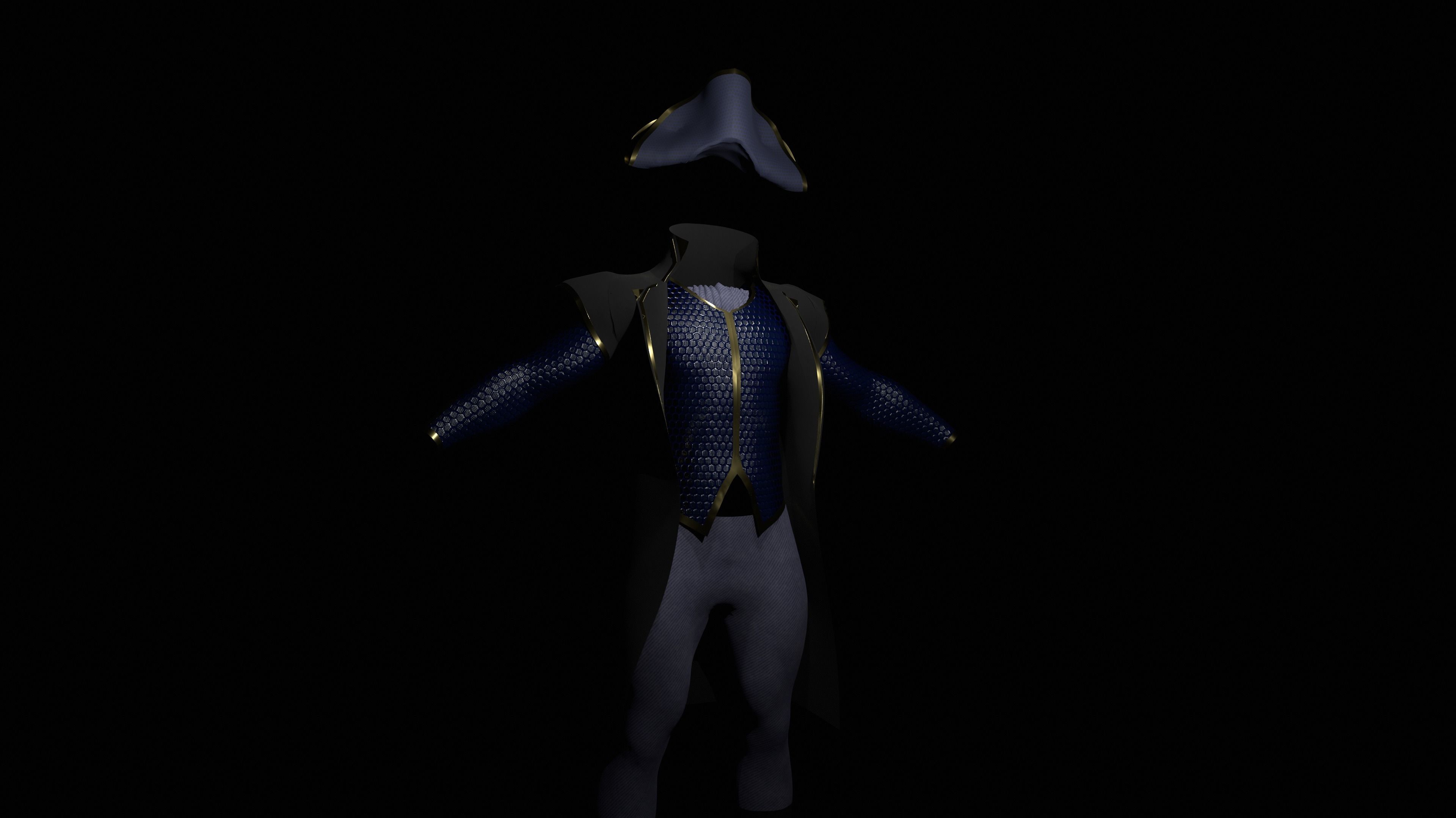 NAPOLEON Low-poly 3D model_8