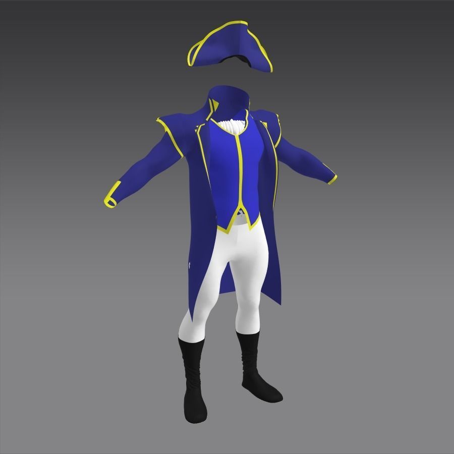 NAPOLEON Low-poly 3D model_20