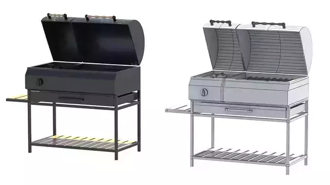 Barbeque 3D print model