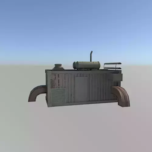 container home Low-poly 3D model