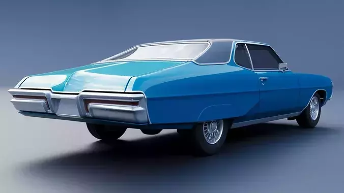 Pontiac Grand Prix 1968 3D print model 6