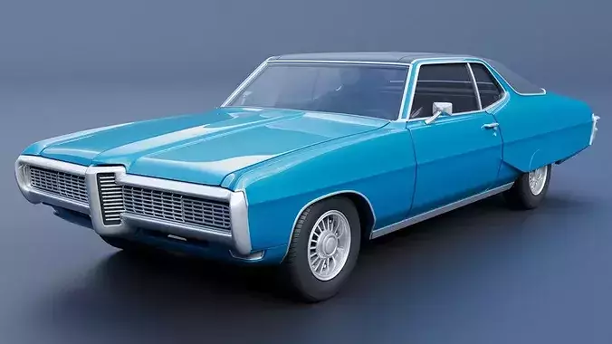 Pontiac Grand Prix 1968 3D print model 3