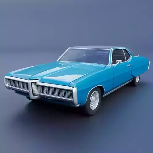 Pontiac Grand Prix 1968 3D print model