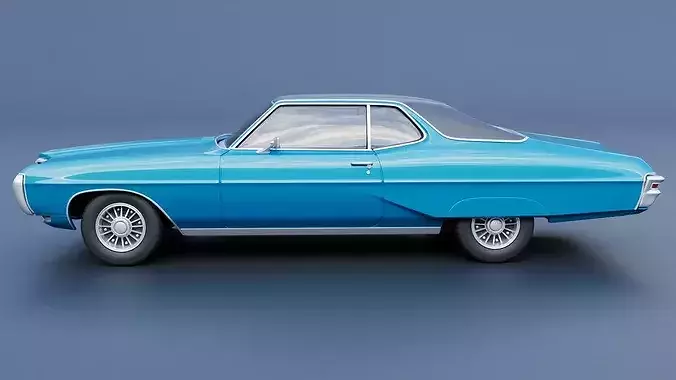 Pontiac Grand Prix 1968 3D print model 4