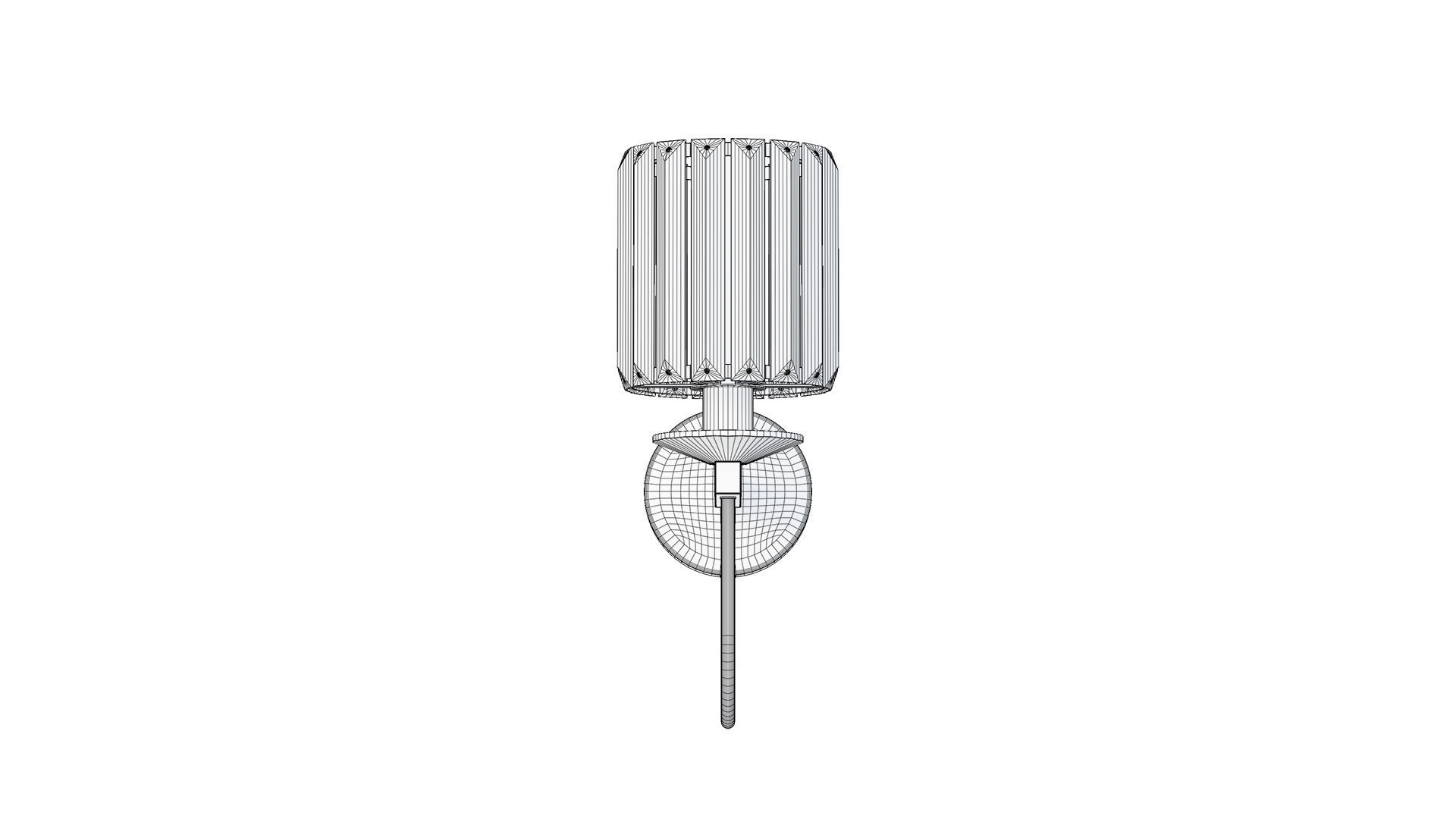 Crystal Sconce 3D model_8
