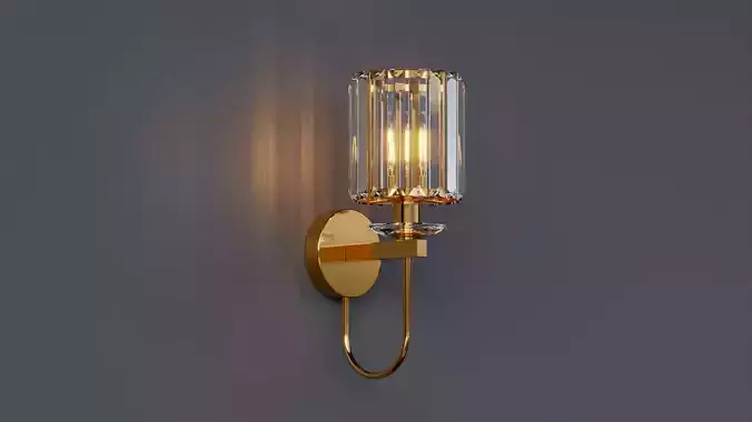 Crystal Sconce 3D model