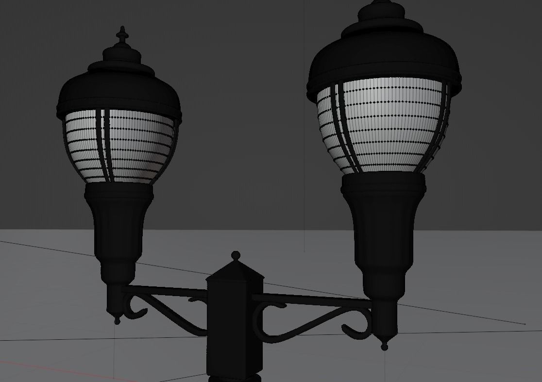 City Downtown Traffic Lights and Signals PACK 1 3D model_1