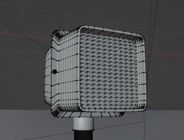 City Downtown Traffic Lights and Signals PACK 1 3D model_4