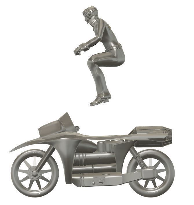 KIT Jeeg Motorcycle with Hiroshi Shiba 3D print model_3