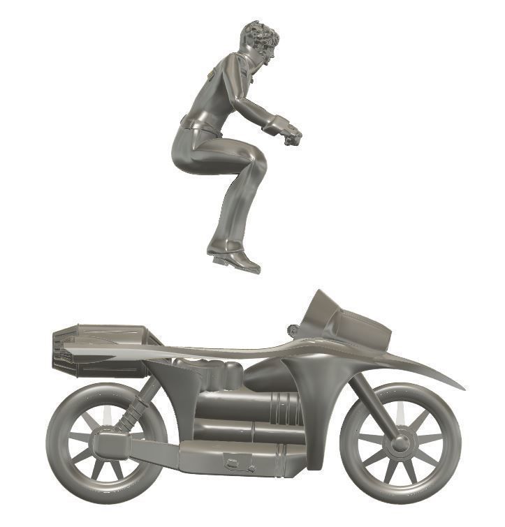 KIT Jeeg Motorcycle with Hiroshi Shiba 3D print model_7