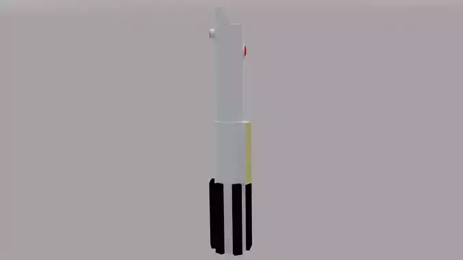 Anakin Skywalker Lightsaber Hilt Low-poly 3D model