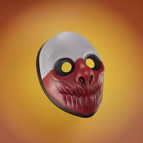 Wolf mask from Payday 2  3D print model