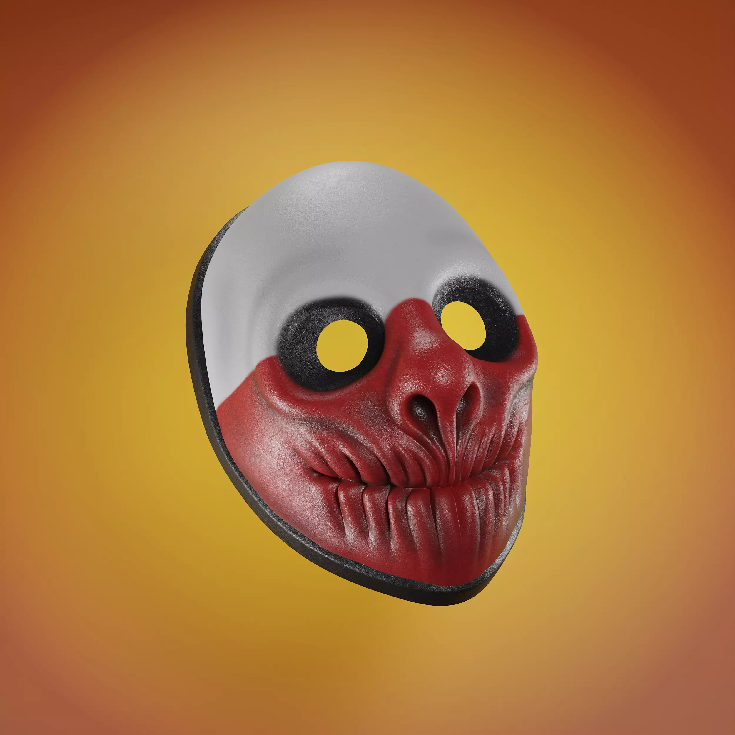 Wolf mask from Payday 2  3D print model_0