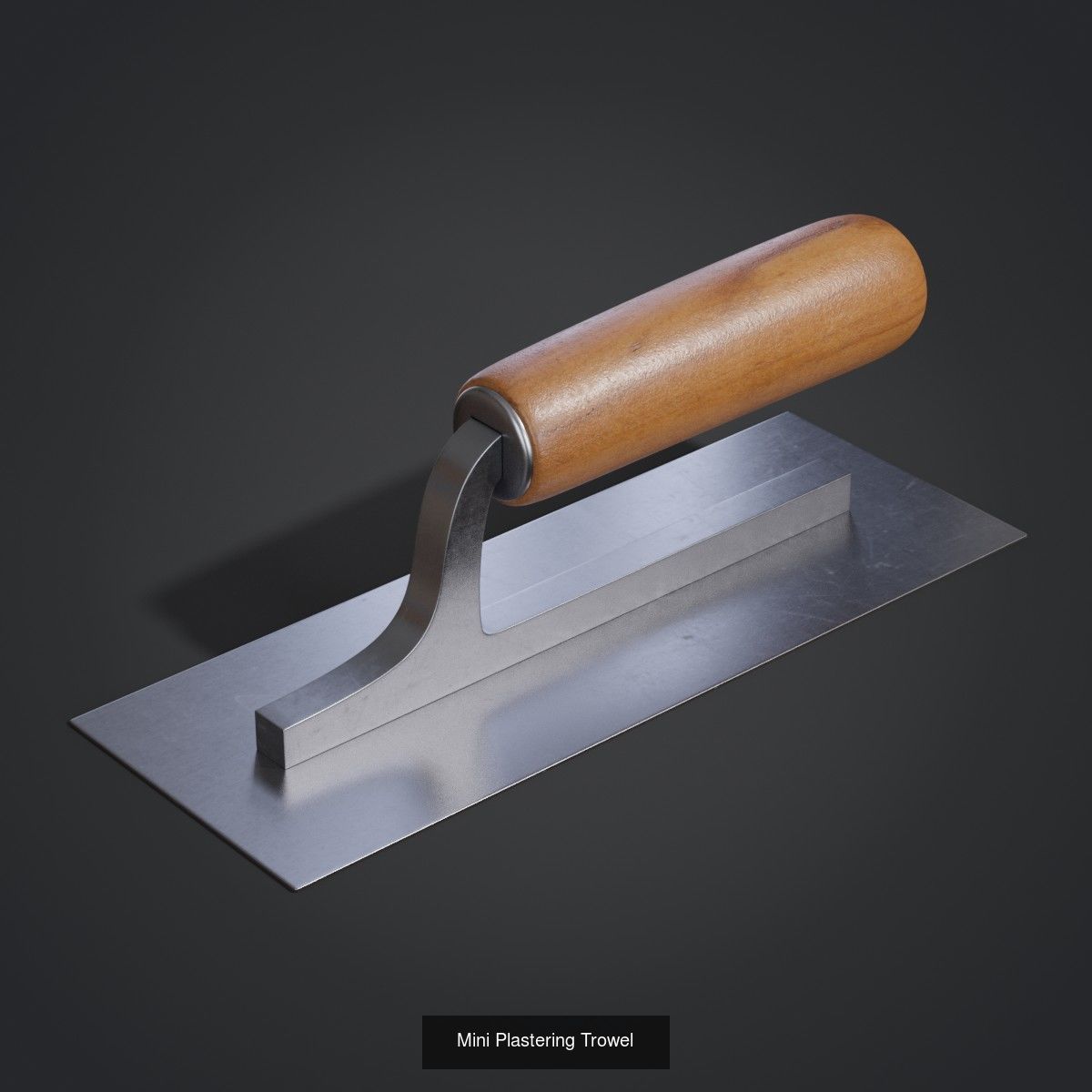 Two Plastering Trowels 3D Model Collection_2