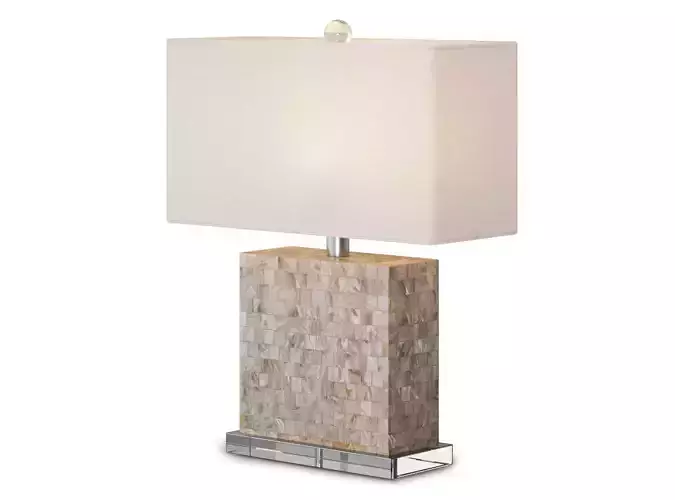 Table lamp with mother of pearl Louvre Home Walt