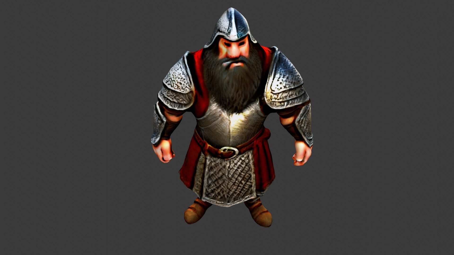 Blind King 3D model_5