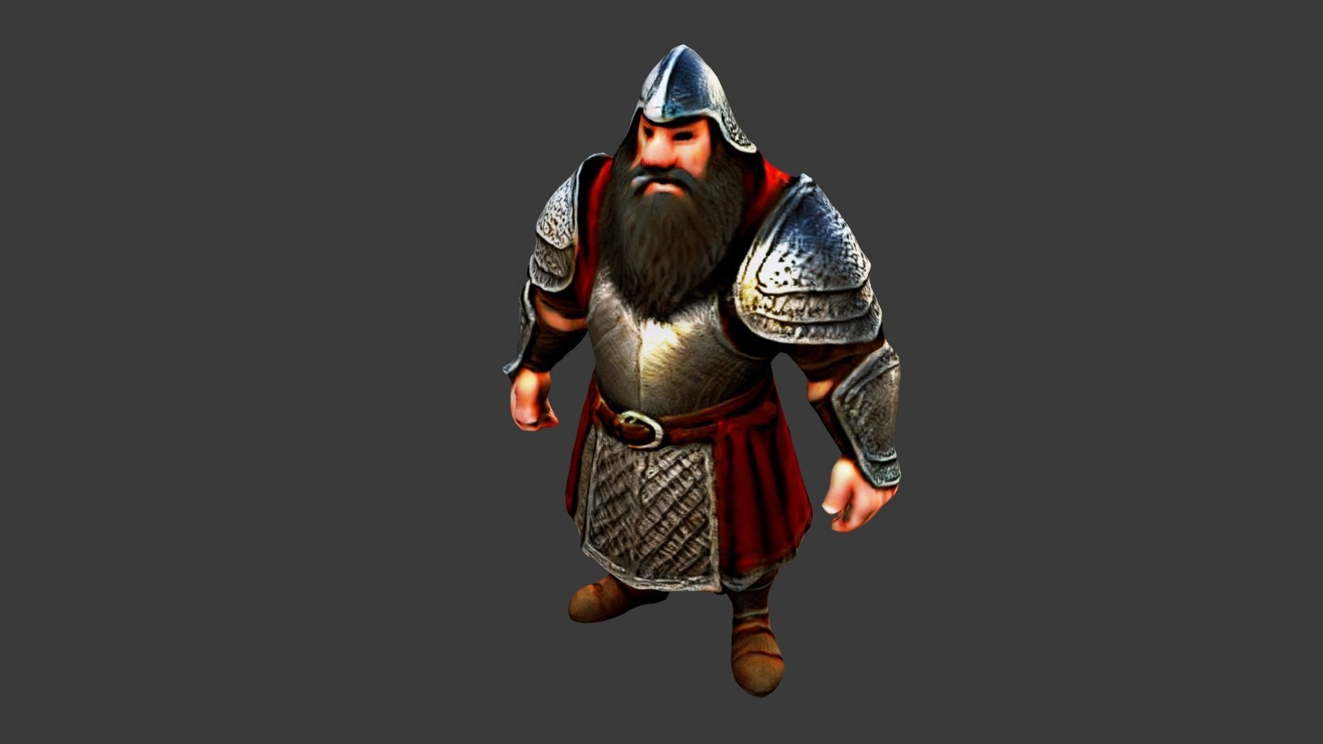 Blind King 3D model_3