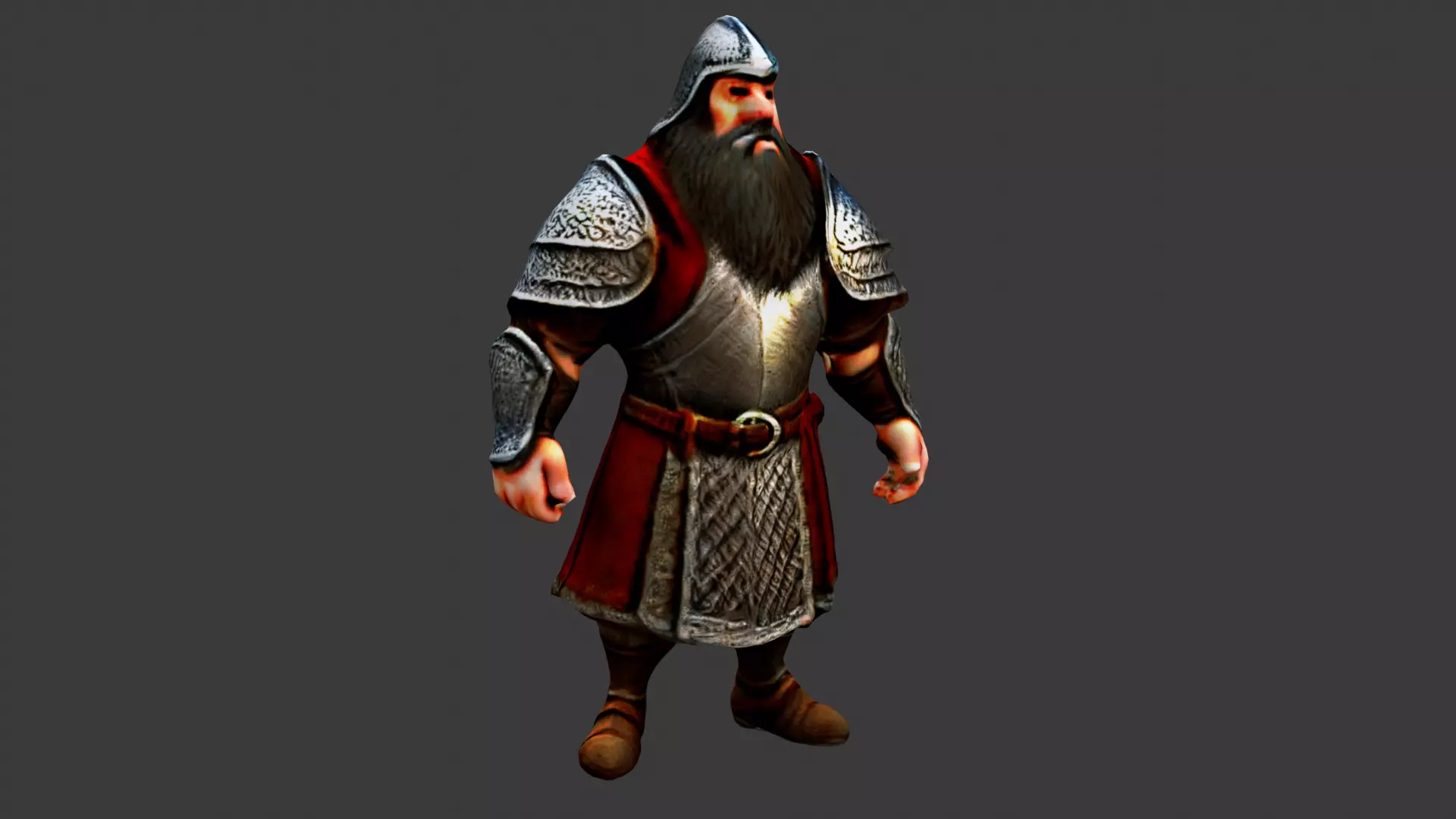 Blind King 3D model_0