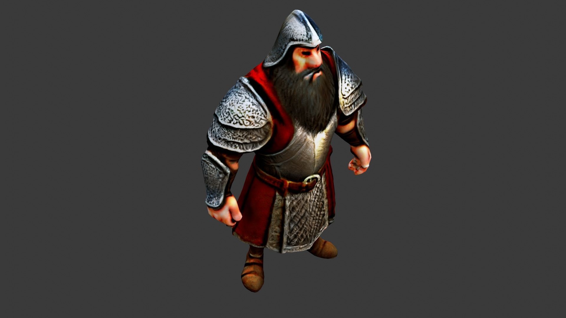 Blind King 3D model_4