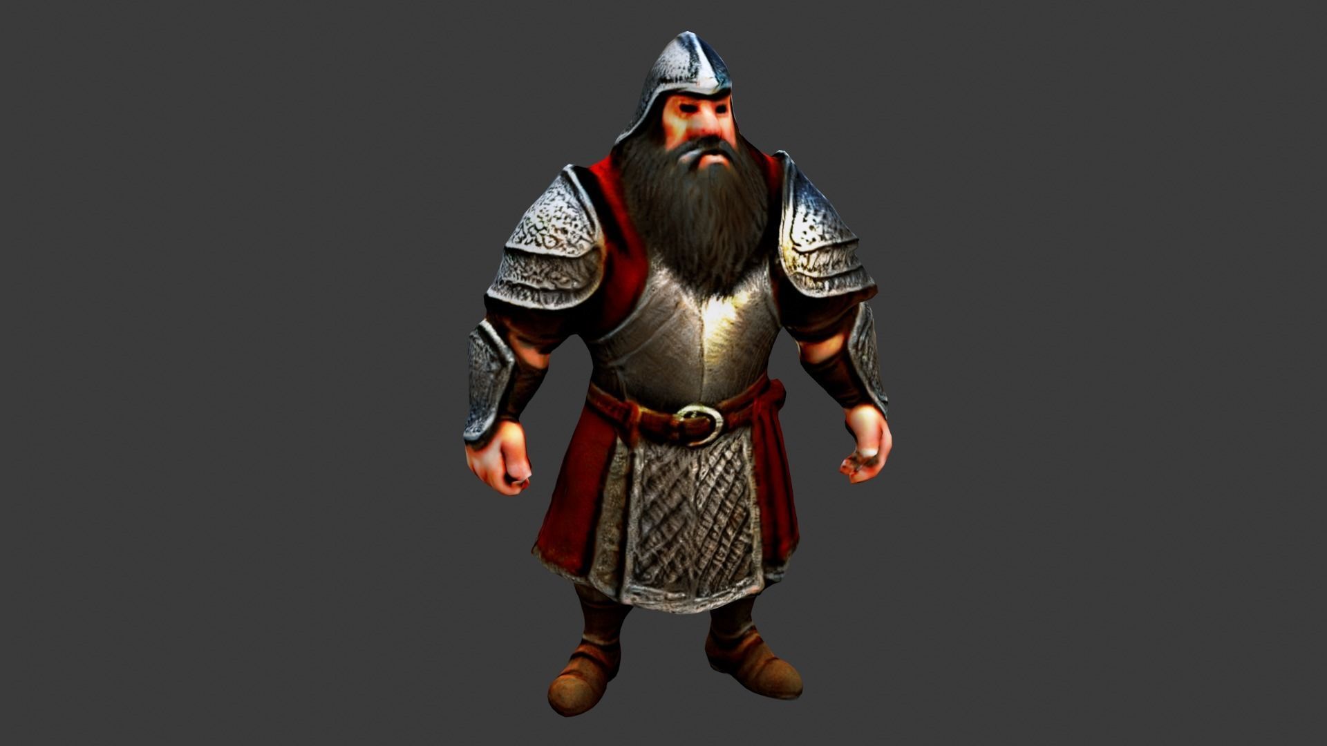 Blind King 3D model_6