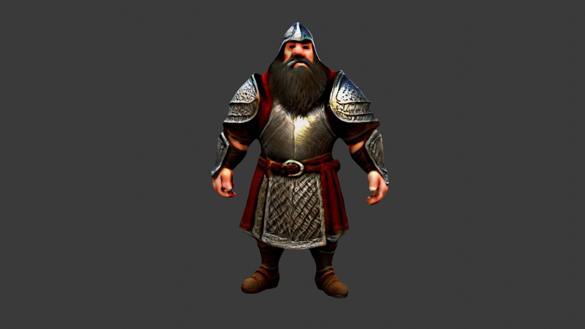Blind King 3D model_2