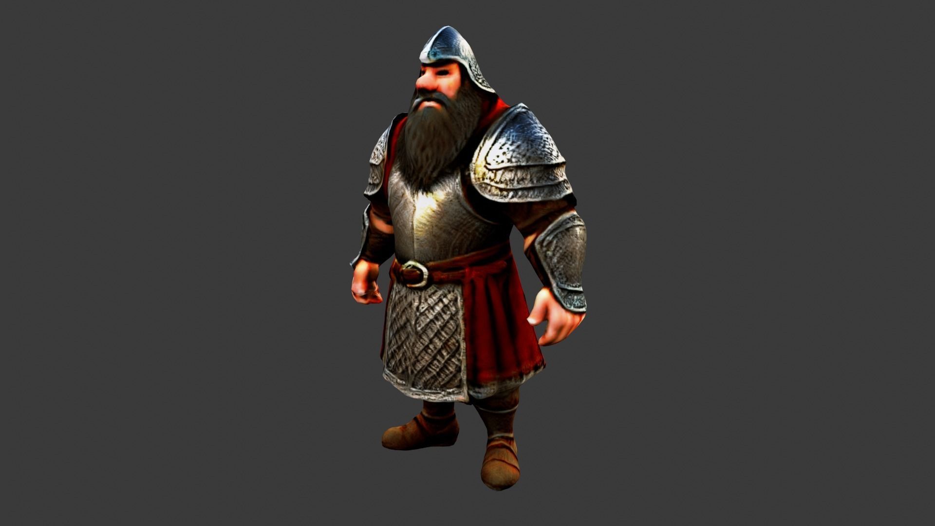 Blind King 3D model_1