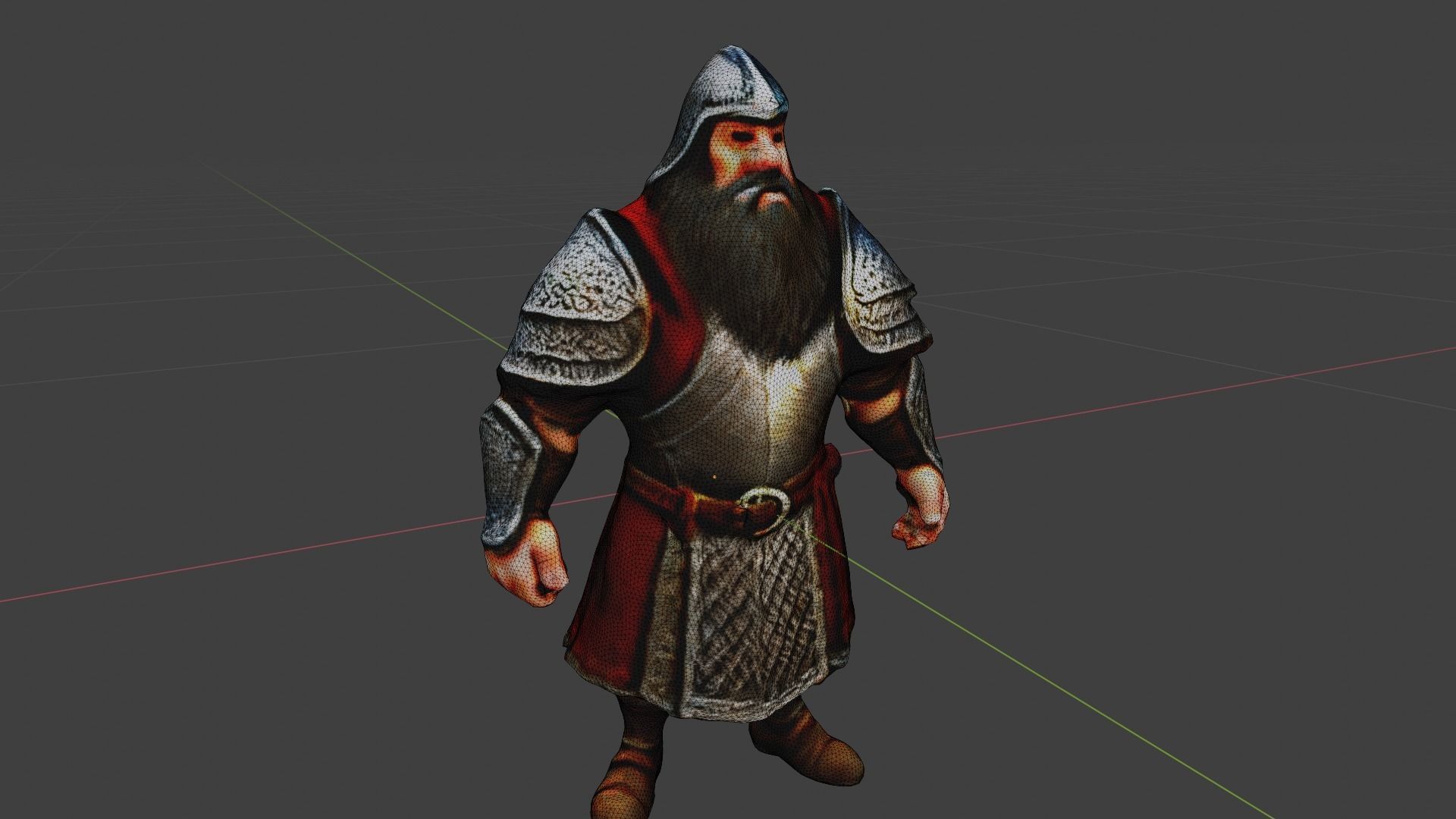 Blind King 3D model_7