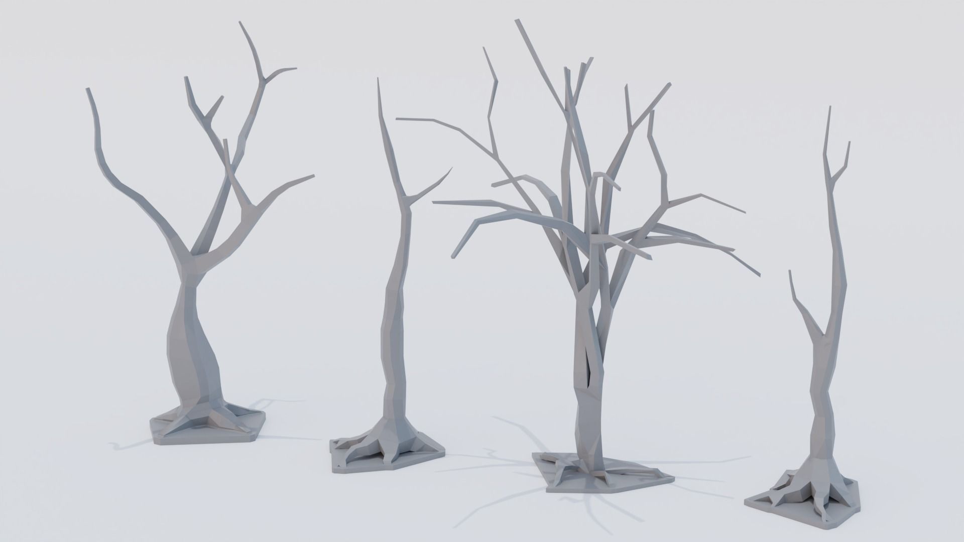 Low Poly Tree Pack Low-poly 3D model_28