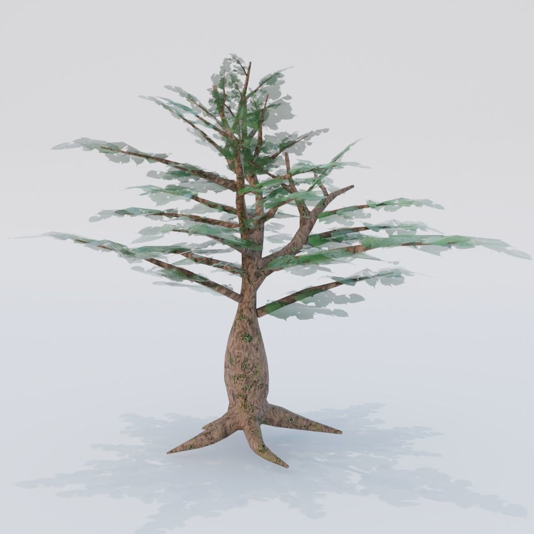 Low Poly Tree Pack Low-poly 3D model_11