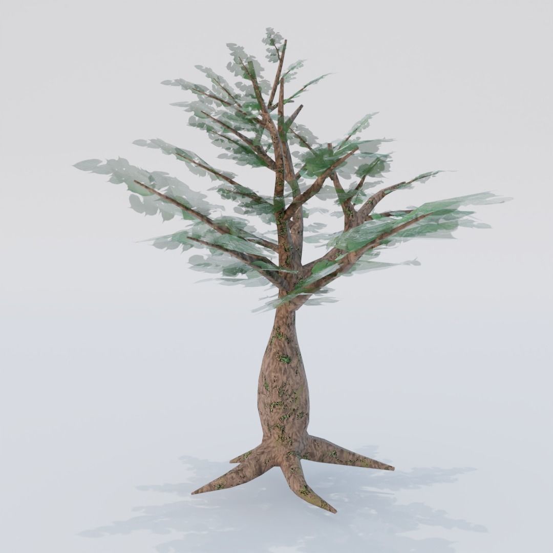 Low Poly Tree Pack Low-poly 3D model_10