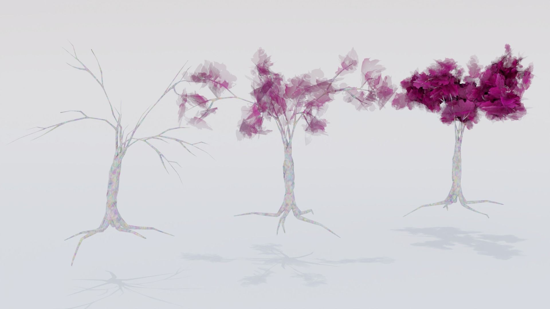 Low Poly Tree Pack Low-poly 3D model_5