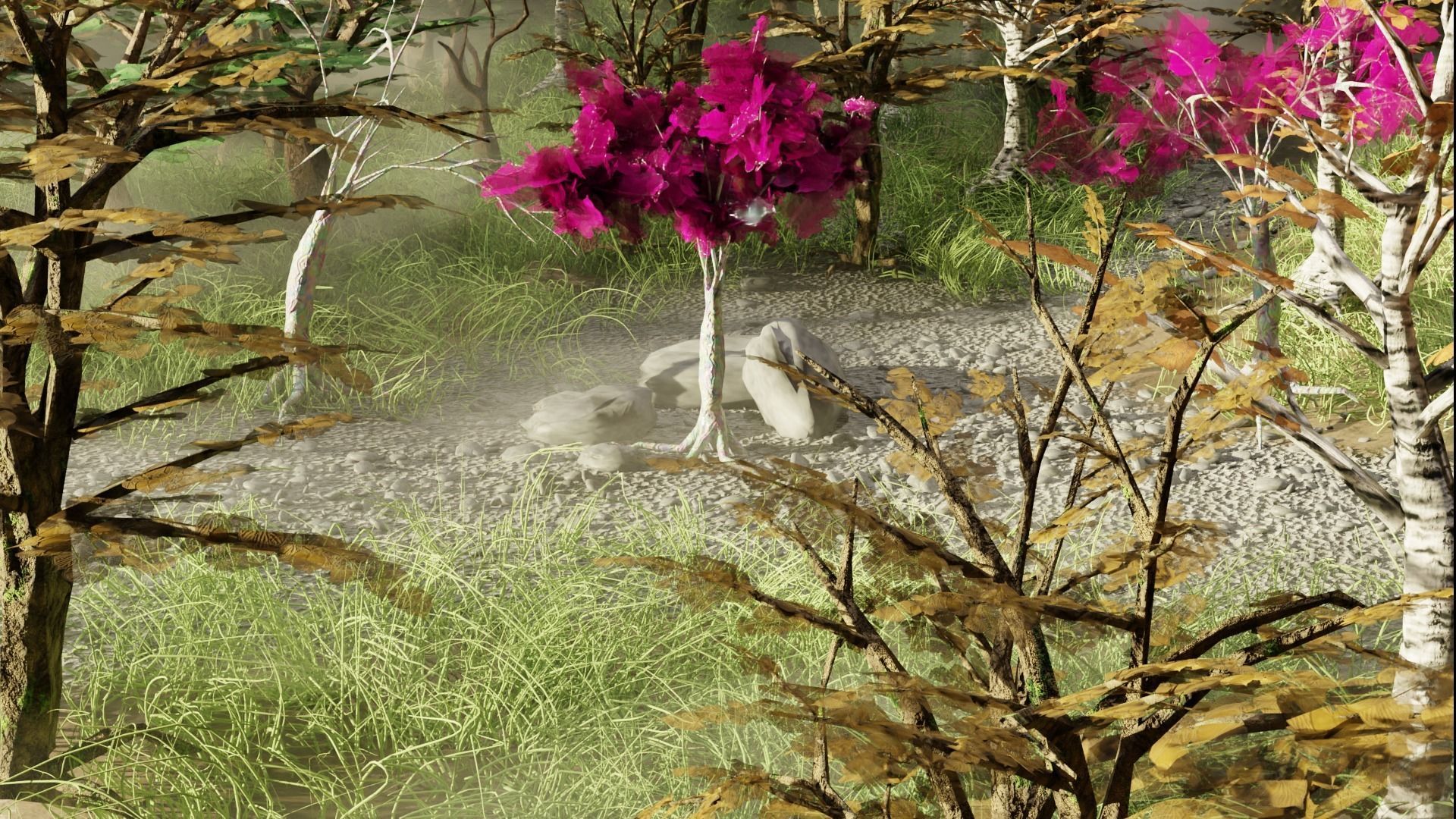 Low Poly Tree Pack Low-poly 3D model_1