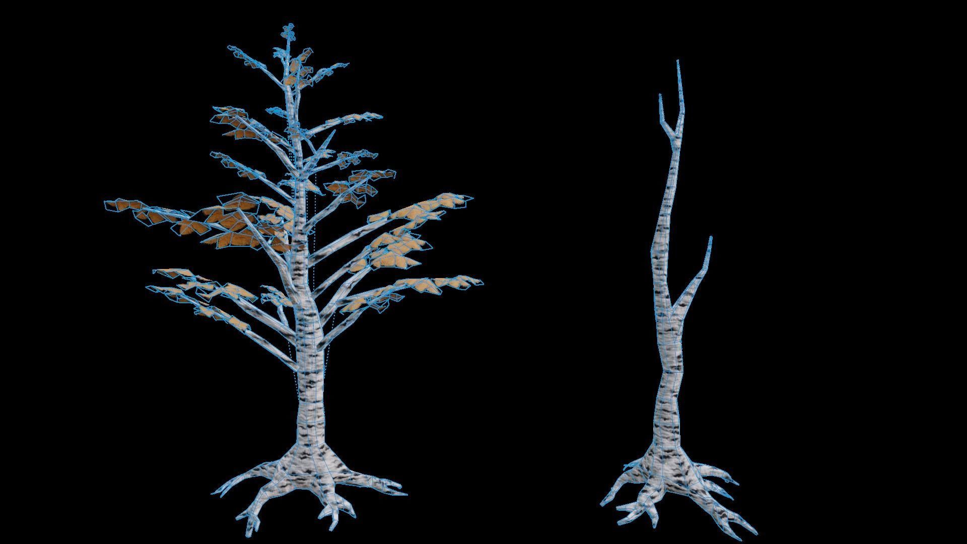 Low Poly Tree Pack Low-poly 3D model_32