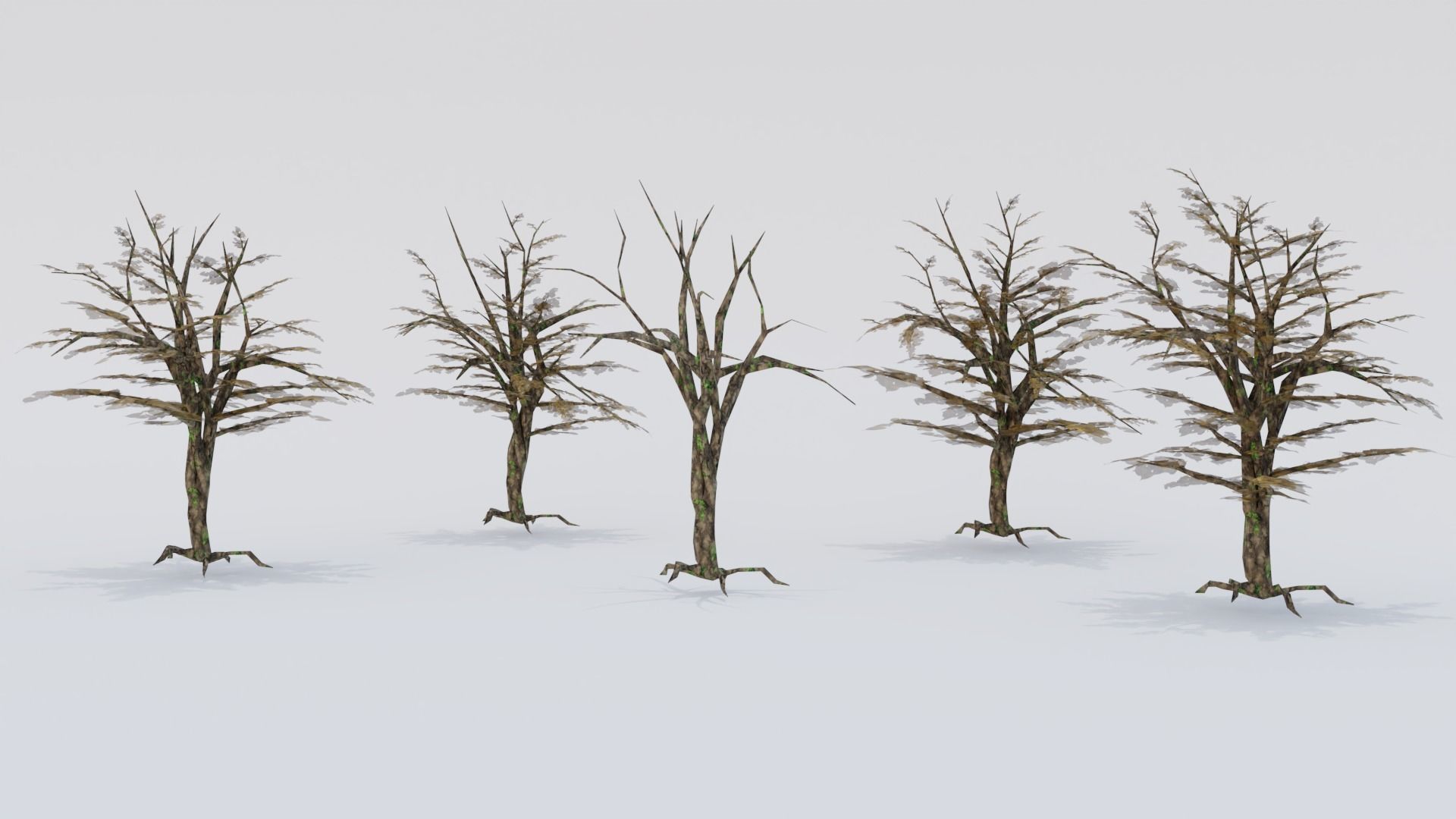 Low Poly Tree Pack Low-poly 3D model_15