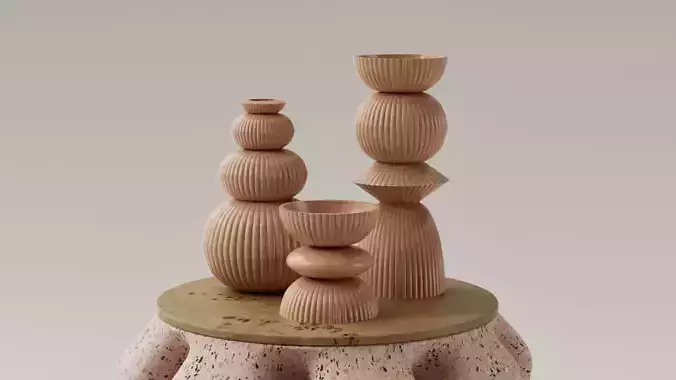 Set porta velas - candelabros