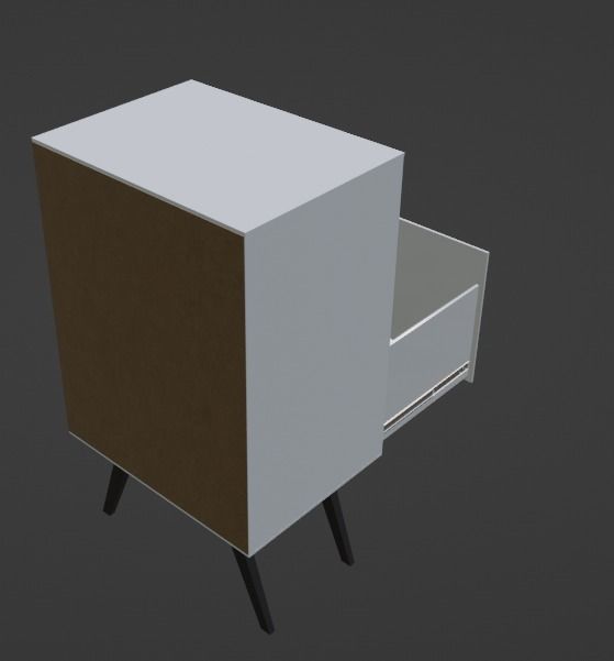 Bedsidetable 3D model_8