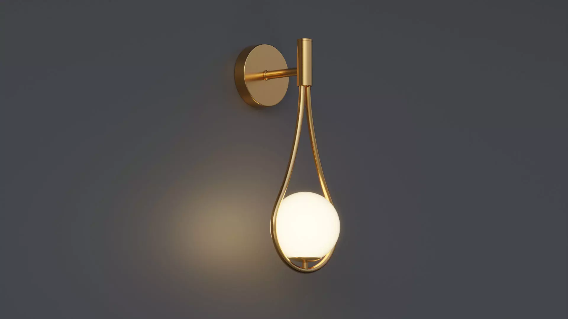 Waterdrop Sconce 3D model_0