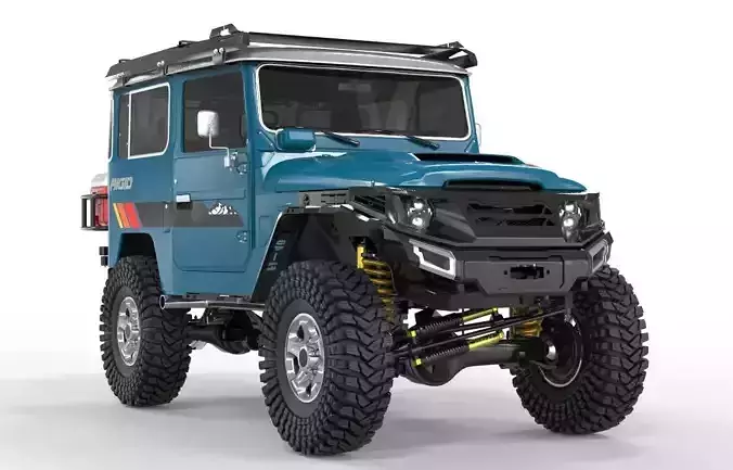 Toyota Fj40 1980 Modified OffRoad 3D model