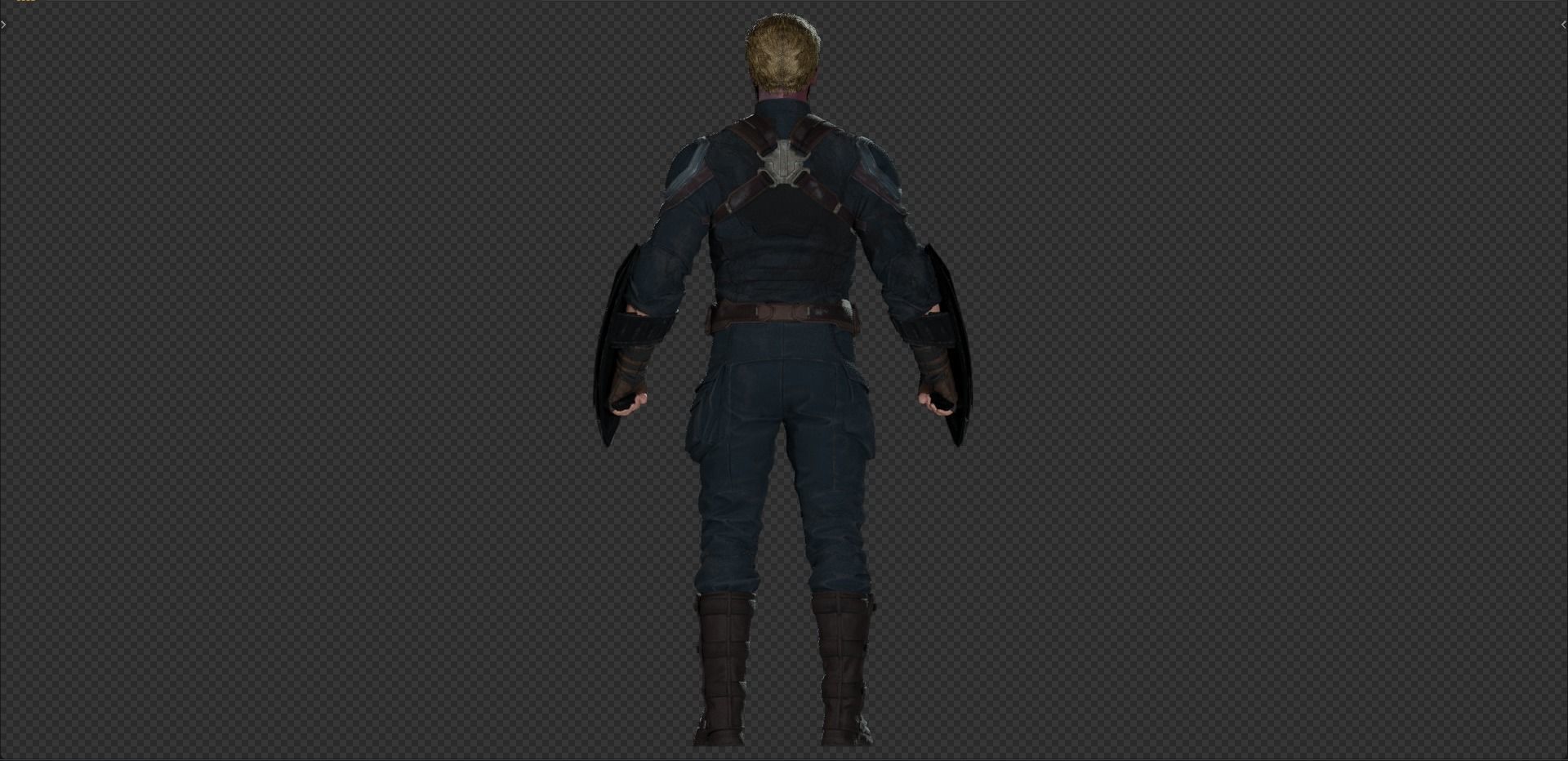 Captain America - Nomad -Steve Rogers from Avengers Infinity War 3D model_10