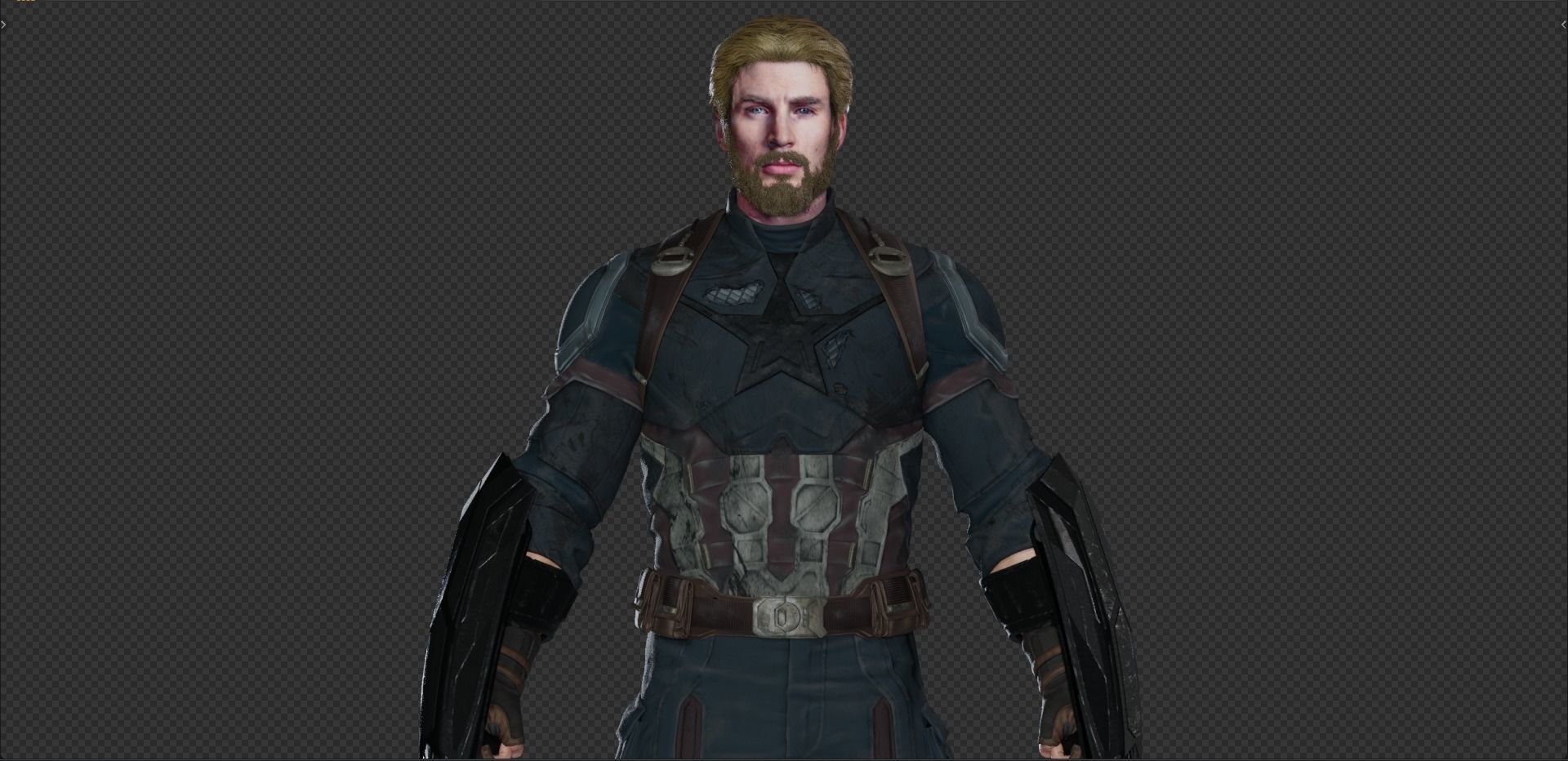 Captain America - Nomad -Steve Rogers from Avengers Infinity War 3D model_6