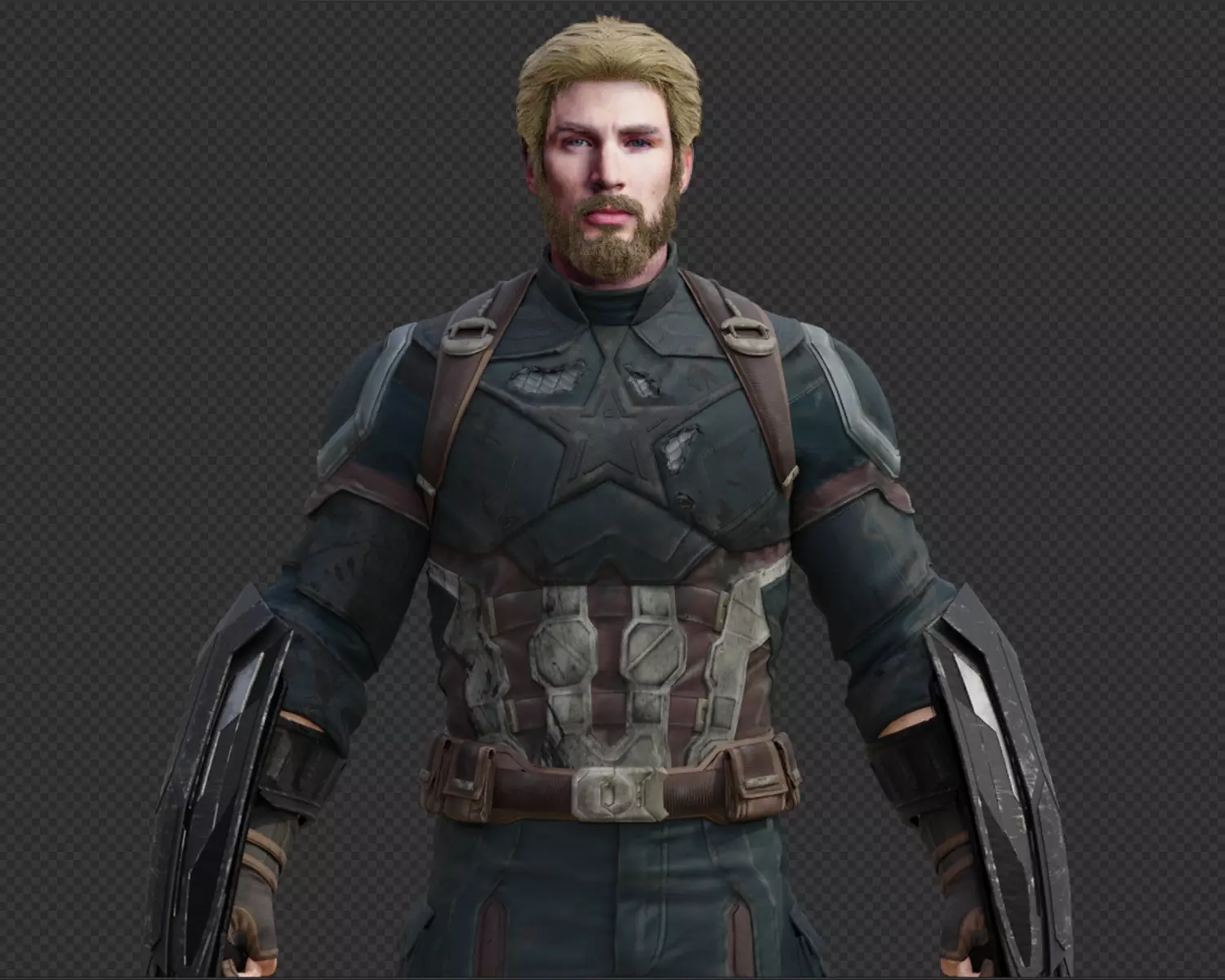 Captain America - Nomad -Steve Rogers from Avengers Infinity War 3D model_0