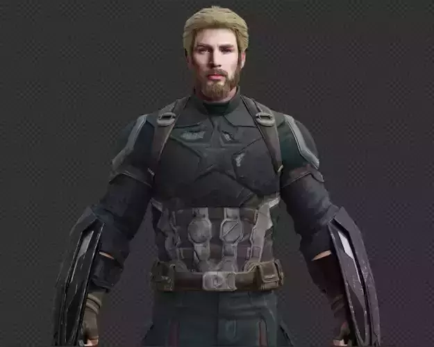 Captain America - Nomad -Steve Rogers from Avengers Infinity War 3D model