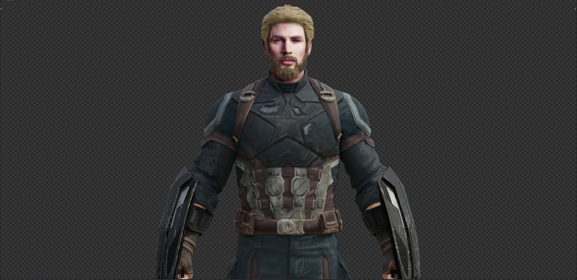 Captain America - Nomad -Steve Rogers from Avengers Infinity War 3D model_1