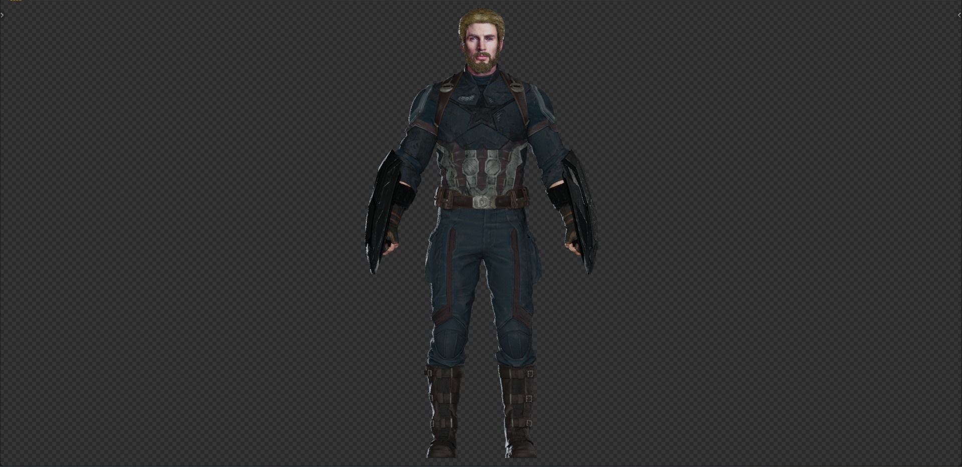 Captain America - Nomad -Steve Rogers from Avengers Infinity War 3D model_9